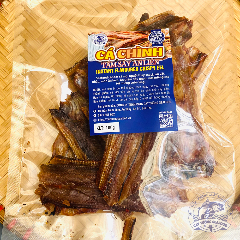 Cá chình tẩm sấy ăn liền (100gram)