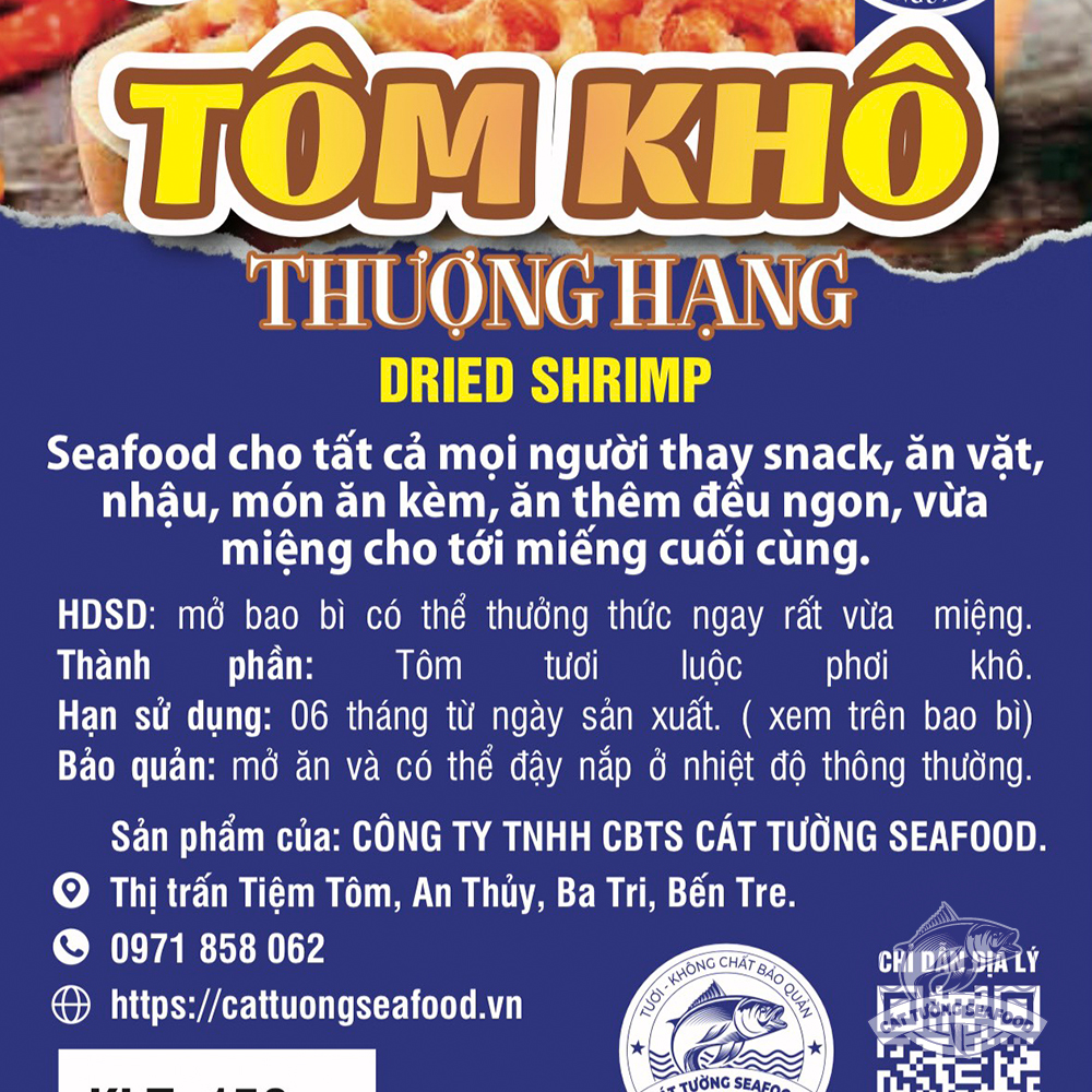 Tôm khô thượng hạng loại đặc biệt (0.5kg)