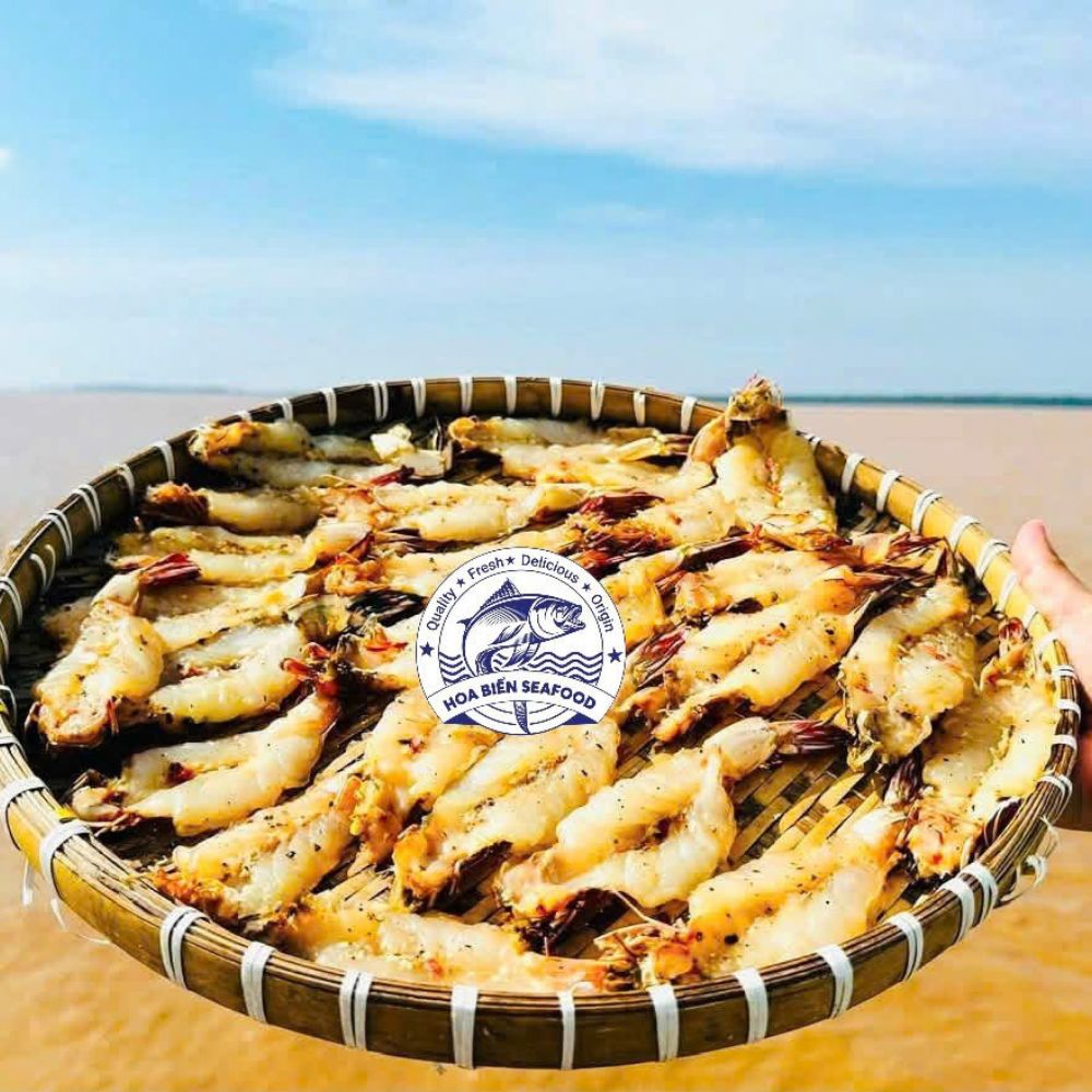 Tôm xẻ tẩm sấy ăn liền (100g)